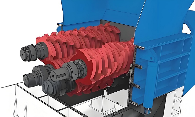 Four Shaft Fhredder